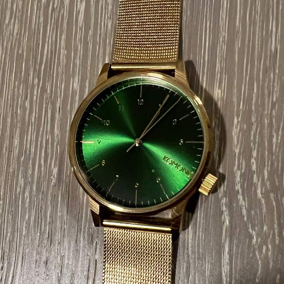 KIMONO Winston men's watch with gold metal band - Picture 2 of 5